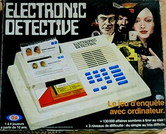 jeu electronic detective de chez ideal 1979 annees 80